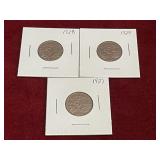 1927 to 1929 Canada 5¢ Coins