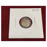 1918 Canada Silver 5¢ Coin