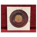 2022 Canada QEII Mourning Black Rim $2 Coin