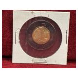 2022 Canada QEII Mourning Black Rim $2 Coin
