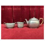 Just Denmark 2421 Pewter Tea Set