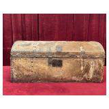 Antique Seal Hide Trunk - 32" x 16.75" x 14"