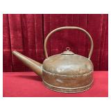 S. African Large Hand Made Copper Kettle