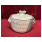 Ross Pottery Canada Signed Bean Pot