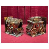 Tin Art Western Bookends