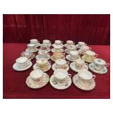 23 Tea Cup & Saucer Sets - See 5 Photos