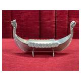 Oslo Metall Norway Pewter 6.5" Viking Ship