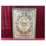 1883 Martin Yanch Chromolithograph - Note