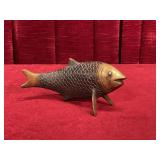 8" Brass Koi