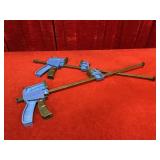 2 18.25" Opening Bar Clamps