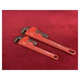 10" & 14" Ridgid Pipe Wrenches