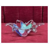 Murano Italy Star Dish w/ Label