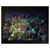 Various Glass Marbles - Some Glow - Note
