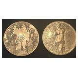 4 ounces sterling silver Franklin Mint coins