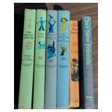 6 vintage classic children's hardcover books