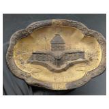 1904 world's fair TEXAS BUILDING souvenir tray