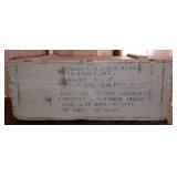 USAF Military Captain's wooden chest Korean War