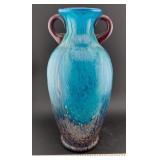 TIFFANY art glass 10' Milano Favrile Amphora vase