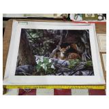 KEVIN DANIEL "Undercover" S/N deer art print w COA