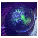 2.75" VOLCANIC AGATE stone marble sphere GLOWS