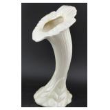 8" tall BELLEEK Ireland daffodil trumpet vase