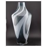 JOZEFINA KROSNO 1980s 13" art glass vase