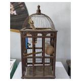 31" TALL Victorian dome top antique bird cage