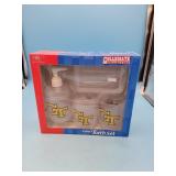 Collegiate collection 4 piece frosted bath set