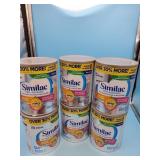 6 new containers of Similac baby formula