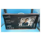 supersonic 13.3" portable LED TV