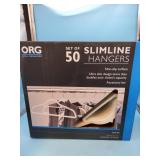 Org slimline hangers set of 50