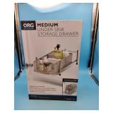 Org medium under sink storage drawer