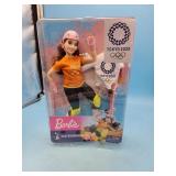 Barbie skateboarding Tokyo 2020 doll