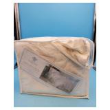 Shabby chic linen duvet twin cover set