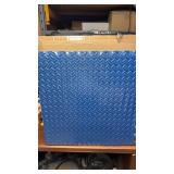 exercise mat with foam tiles