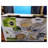 The original green pan 10 piece set