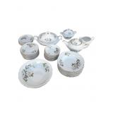 Vintage Embassy USA Vitrified China Silver