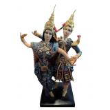 Vintage Thai Temple Dancing Dolls