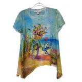 Leoma Lovegrove All Over Print Asymmetrical Hem