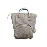Gray Insulated Backpack Lunch Bag