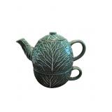 Stackable Cabbage Teapot and Mug