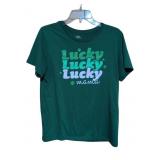Lucky Lucky Lucky Mama T-Shirt Size L 12/14