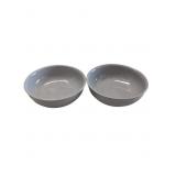 Lot of 2 Pottery Barn Gray Bowls