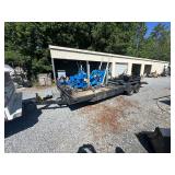 24FT TANDEM AXLE TRAILER WITH ELECTRIC WINCH AND 3500LB AXLES 014463