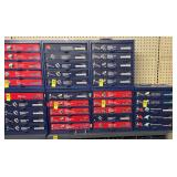 HARDWARE BIN WITH CONTENTS (5BINS) (ASSORTMENT OF WASHERS, NUTS, BOLTS, ETC.)