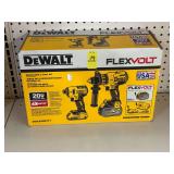 DEWALT 20V FLEX VOLT 2-TOOL-KIT (IMPACT AND DRILL)