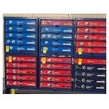 HARDWARE BIN WITH CONTENTS (6BINS) (ASSORTMENT OF WASHERS, NUTS, BOLTS, ETC.)