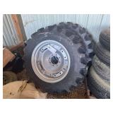 11.2-24 10 PLY TITAN HITRAC LUG R1 WITH WHEEL (2 PCS)
