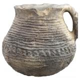 Mimbres Three Strand Coiled Handle Jar Mimbres Three Strand Coiled Handle Jar