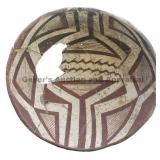 Wide Line Unique Geometric Mimbres Classic Bowl